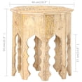 thumbnail image 4 of vidaXL Table d'Appoint 48 cm Bois de Manguier Massif, 4 of 5