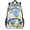 Black, variant on Jiaoprinted Vintage Baseball Backpack, Large Ball Travel Laptop Backpack Men Women Work Business Computer Casual Daypack Rucksack, 18 Inch