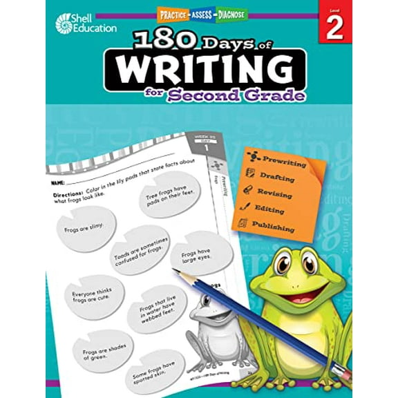 Pre-Owned 180 Days(tm) Writing for Second Grade: Practice, Assess, Diagnose (Paperback) 1425815251 9781425815257