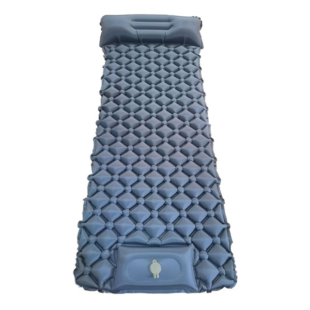 Cojín para dormir al aire libre, colchón inflable para acampar, cojín para senderismo (azul oscuro) Likrtyny Para estrenar