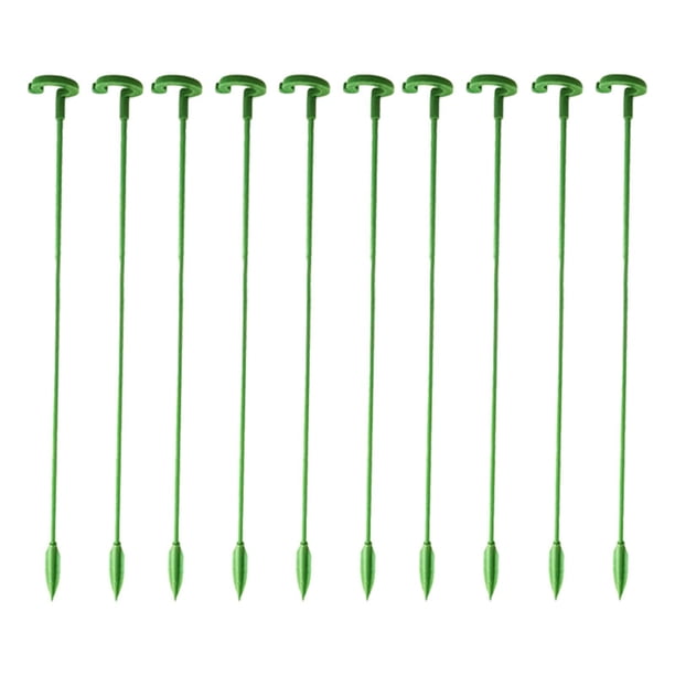 10 Uds. de soporte para flores, estacas de soporte para plantas en maceta, palos de soporte para plantas DIY, suministros de jardinería para flores, 37cm