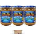 thumbnail image 3 of Adams 100% Natural Peanut Butter   Creamy | 16 Ounce Jar | Value Pack of 3, 3 of 6