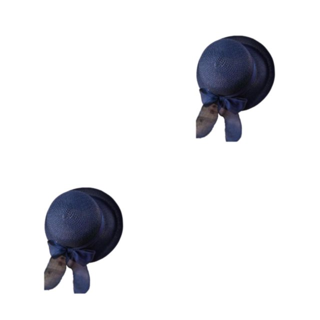 Jumpingount Sombrero de playa plegable transpirable de verano para mujer, gorra de sol de ala ancha para fiesta en la piscina para niñas, Type2 NO2