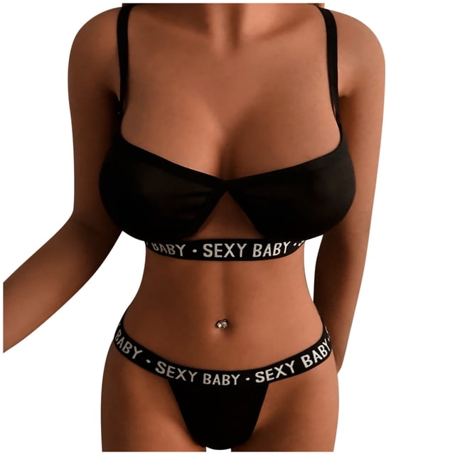 DPTALR Women Lingerie Corset Free Wire Racy Muslin Sleepwear Underwear Tops+Briefs