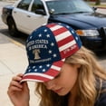 thumbnail image 6 of 250th Anniversary USA Hat for Men Women Blue, America 250 Merchandise Printed Navy Baseball Cap 1776-2026 Memorial Day Gift, 6 of 6