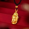 thumbnail image 6 of K-KED 2023 New Guanyin 24K Thai Baht Yellow Gold Plated Necklace Pendant, 6 of 6
