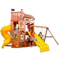 KidKraft Lookout Extreme 3Story Wooden Swing Set / Playset with Slides