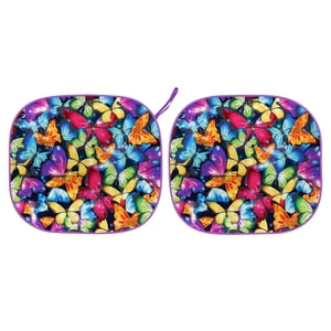 Auto Drive Universal Butterfly Twist Sunshade, 2-Pack