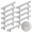 Sliver, variant on 10Pcs Bar Cabinet Handle, 5.9×3.8 Inch Drawer Pulls, Cabinet Hardware, for Kitchen Cupboard, Bathroom Vanity, Wardrobe & Dresser Renovation, Silver