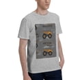 thumbnail image 2 of Bingfone Construction Machines Men'S Loose Fit Short-Sleeve Pocket T-Shirt, 2 of 7
