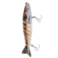 thumbnail image 3 of koolsoo Multi-section Artificial Lures Two Hooks Artificial Muskie Pike Lure 6# 6, 3 of 8