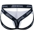 thumbnail image 2 of JOCKMAIL Men's Sexy Jockstrap Ice Silk Breathable Thongs Men's Thong Jockstrap Underwear, 2 of 7