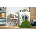 thumbnail image 2 of Ahgly Company Machine Washable Indoor Rectangle Industrial Modern Green Area Rugs, 2' x 3', 2 of 7