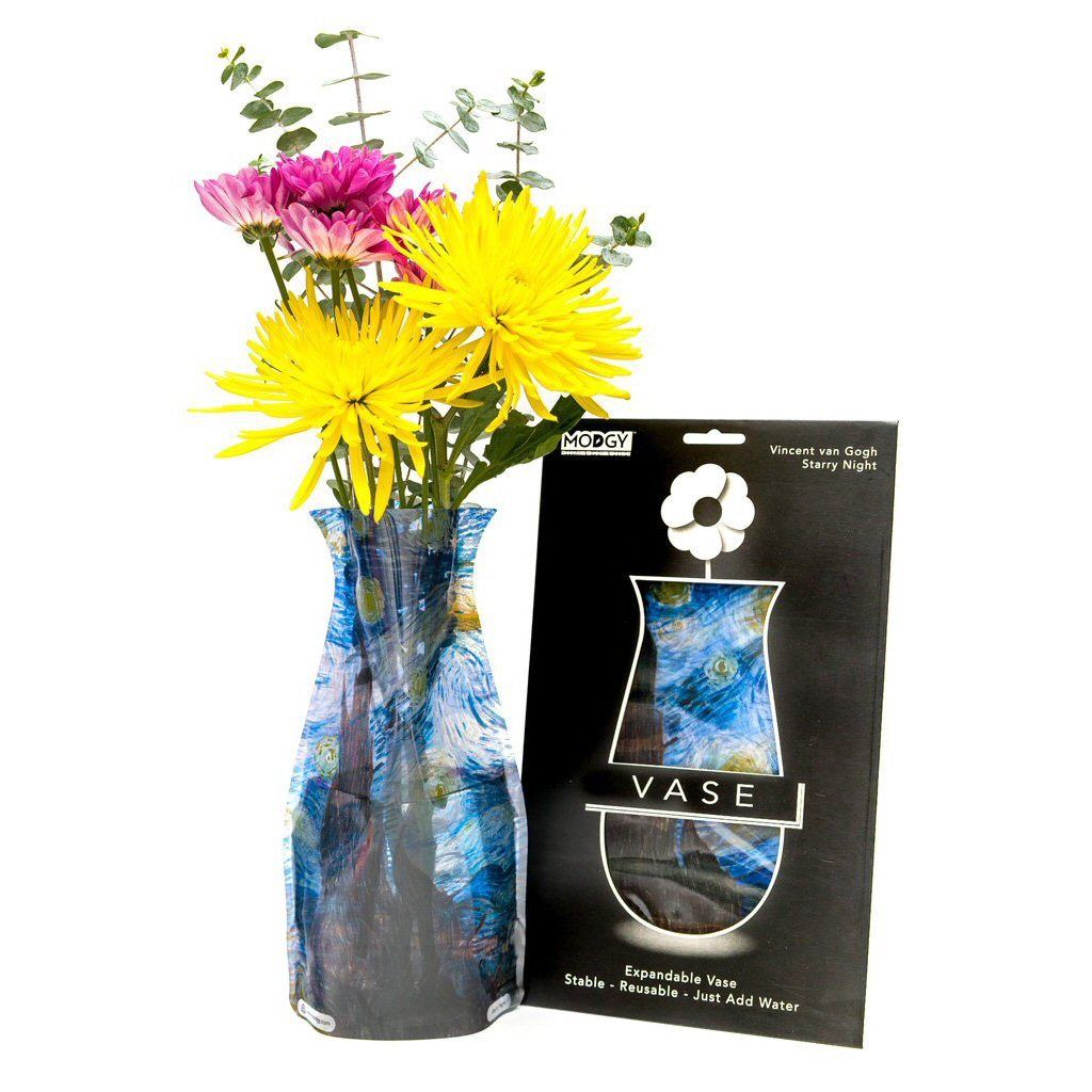 MODGY Myvaz Collapsible/Expandable Flower Vase The Masters Collection Modgy Myvaz Collapsible ⁄ Expandable Flower Vase - Vincent van
