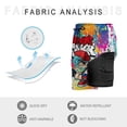 thumbnail image 5 of Friday Night Funkin Swim Trunk for Men, Quick Dry Swim Suit with Mesh Linner And Pocket, Board Shorts for Swim Beach Pool, S-3XL, 5 of 9