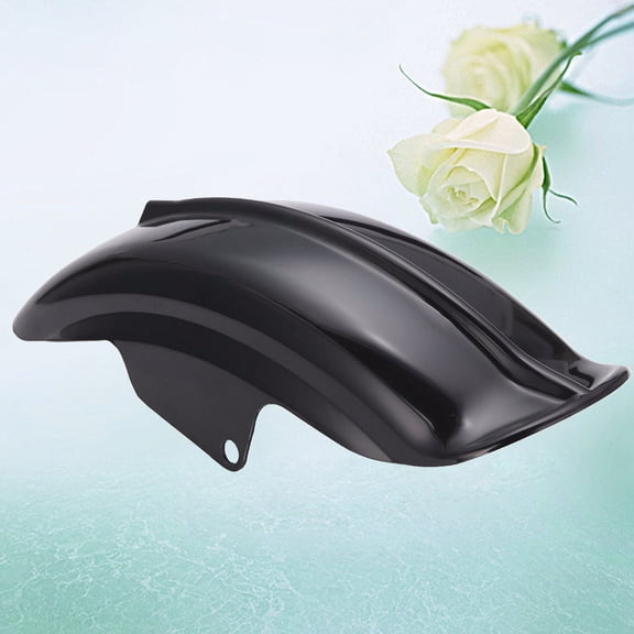WRISTBIQUE Black Rear Motorcycle Mudguard Lightweight for Chopper Bikes