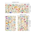 thumbnail image 3 of Boho Kitchen Curtains and Valances Set, 2D Printed Cafe Short Window Curtains for Bathroom Dining Room Minimalist Geometric Tier Treatment Drapes, 3 of 8