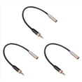 thumbnail image 1 of 3X Cable de Micrófono de Audio Rosca Interna 3.5MM Macho A MINI XLR 3PIN Cable Adaptador para Cámara SLR Cable de Audio, 1 of 5