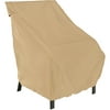 Classic Accessories Terrazzo Patio Chair Furniture Storage Cover, Standard, Sand