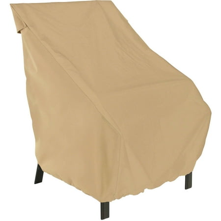 Classic Accessories 58952 Ec Terrazzo Patio Chaise Lounge Cover Medium Classic Accessories Terrazzo® Standard Patio Chair Cover - All Weather Protection Outdoor Furniture Cover, 28.5