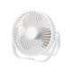 thumbnail image 2 of Ventilador de mesa USB con diseño moderno y potente Blanco, 2 of 9