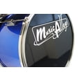 thumbnail image 3 of Batería Music Alley Kids de 3 piezas con trono, platillo y pedal, 3 of 7