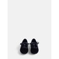 thumbnail image 3 of Wonder Nation Toddler Girls Velvet Bow Ballet Flats, 3 of 5