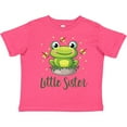 thumbnail image 3 of Inktastic Little Sister Frog Girls Toddler T-Shirt, 3 of 5