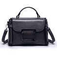 thumbnail image 1 of Black Shoulder Bag for Women Retro Tote Bag Classic Vintage Top Handle Handbag, 1 of 5