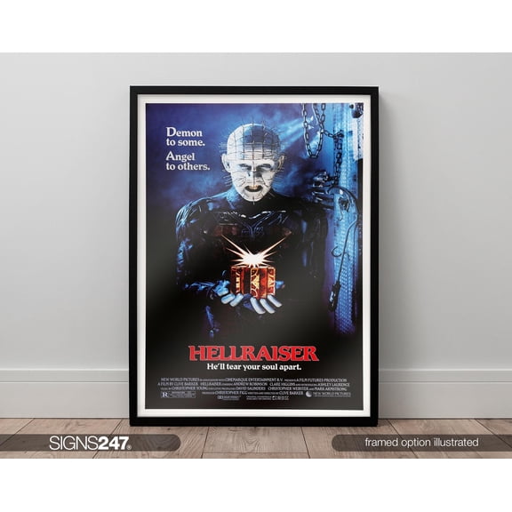 Hellraiser Poster | Movie Poster | Movie Prints For Cinema Rooms | Wall Art | Home Decor | A0 A1 A2 A3 A4 A5