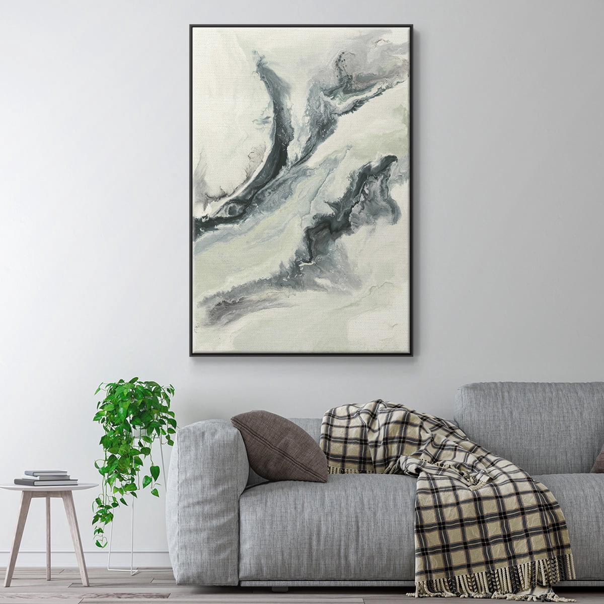 Untitled Framed Premium Gallery Wrapped Canvas - Ready to Hang - 25 x 37 - Black Floating Frame
