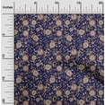thumbnail image 2 of oneOone Viscose Chiffon Blue Fabric Asian Suzani Sewing Fabric By The Yard Printed Diy Clothing Sewing Supplies 42 Inch Wide, 2 of 5