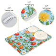 thumbnail image 3 of Yayeee Dish Drying Mat for Kitchen Counter 16"x18" Microfiber Absorbent Pad, Various Tomatoes, 3 of 7