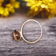 thumbnail image 4 of Surprisingly Ring 1.50 Carat Pear Shape Morganite Engagement Ring Solid 10k Rose Gold Promise Ring Pave Set Vintage Look, 4 of 4