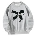 thumbnail image 4 of Sudadera de manga larga con diseño de , sudadera informal ligera con estampado de animales para mujer para viajes deportivos de otoño e , xxl Yinane Sudadera Mujer, 4 of 8