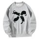 thumbnail image 4 of Sudadera de manga larga con diseño de , sudadera informal ligera con estampado de animales para mujer para viajes deportivos de otoño e , M M Yinane Sudadera Mujer, 4 of 8