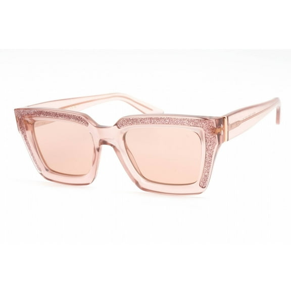 Jimmy Choo MEGS/S 0FWM 2S Women's Nude Rectangular Sunglasses