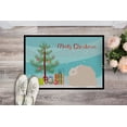 thumbnail image 2 of Carolines Treasures BB9326JMAT Fluffy Angora Rabbit Tapis de Noël Intérieur Ou Extérieur - 24 x 36 Po, 2 of 4