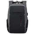 thumbnail image 1 of Tignapoo High-Capacity USB Charging Backpack in Gray - Water-Repellent Polyester Oxford Fabric, Multi-Layer Design for 17in Laptops, Cameras, Tablets, 1 of 6
