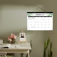 thumbnail image 7 of 2026-2027 Desk Calendar – 18-Month Large Desk/Wall Calendar (17" x 12") with Transparent Cover, Corner Protectors & Cutting Lines, for Home & Office Planning, Green, Desk Calendar, 7 of 7