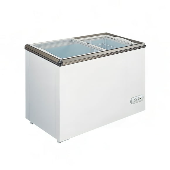 Omcan 45293 Congélateur Mobile pour Crème Glacée 4/5 Pouces avec 1 Panier - Blanc, 110v