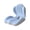 Blue, variant on Premium Memory Foam L-Shaped Seat Cushion, Ergonomic Seat Cushion with Lumbar Support, Back & Seat Support for Office Chair, Wheelchair, Tailbone & Sciatica Pain Relief