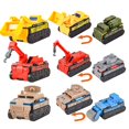 thumbnail image 2 of High-quality Abs Plastic Toy 3pcs Toy Car Portable Dual-design Transformable Car Creative Shape-changing Vehicle Toy for Children Toy Car for Kids, 2 of 8