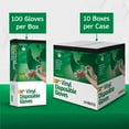 thumbnail image 7 of Tender Gentle Disposable Vinyl Gloves 100 ct. - Large - Clear - Latex Free - Food Safe Gloves, 7 of 7