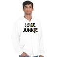 thumbnail image 5 of Juicing Superfood Healthy Lifestyle Zip Up Hoodie Men's Women's Brisco Brands M, 5 of 6
