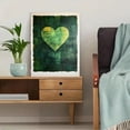 thumbnail image 5 of UXIEQU 12x16 Inch 2D Flat Green Love Quote Wall Art Heart Minimalist Bedroom Couples Gift Home Decor, 5 of 8