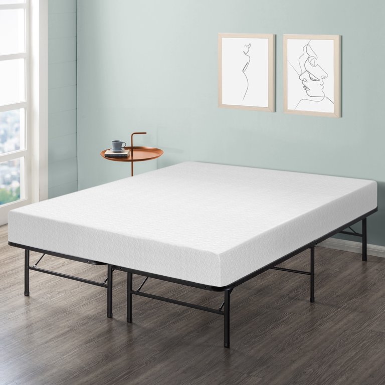 Crown Comfort 12 Inch Memory Foam Mattress And Steel Bed, 48 OFF