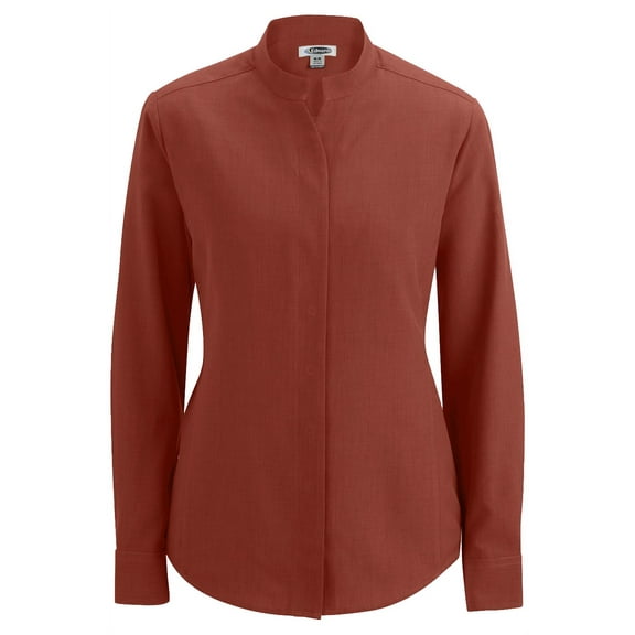 EDWARDS LADIES' STAND-UP COLLAR SHIRT