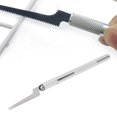 thumbnail image 1 of Mini Hand Saw, 2 Different Blades DIY Mini Hand Saw Model Tools Prevent Slip Multifunctional  for Woodworking DIY Projects, 1 of 7