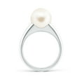 thumbnail image 2 of ANGARA Solitaire Freshwater Cultured Pearl Dome Ring in 14K White Gold for Women | June Birthstone, Birthday, Anniversary, Jewelry Gift for Women | Pearl Ring, 2 of 10